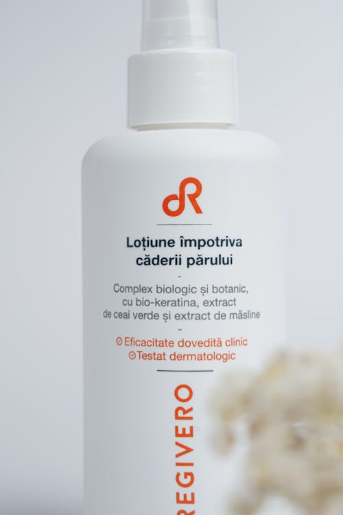 Hair loss prevention treatment capsule bottle